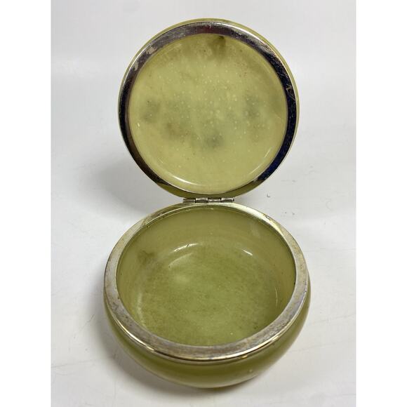 Vintage Alabaster Trinket Box - Picture 8 of 9